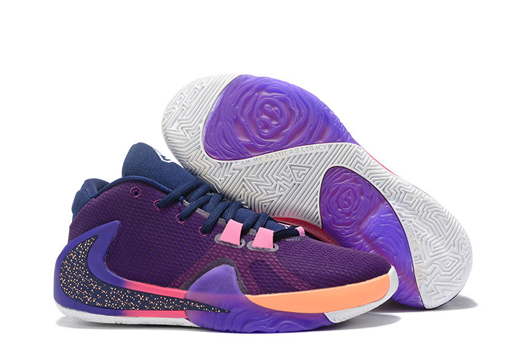 Nike Zoom Freak 1 Purple Black Pink Lover Shoes